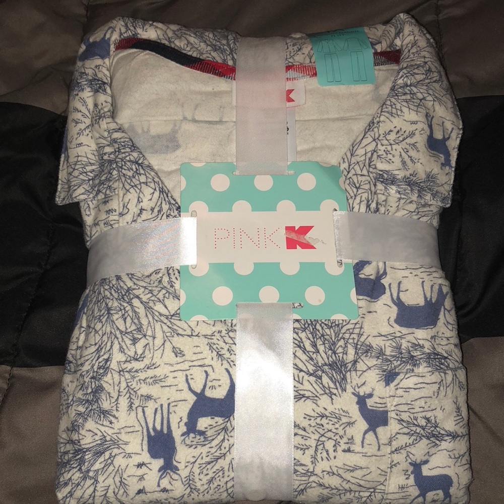 flannel pajama set